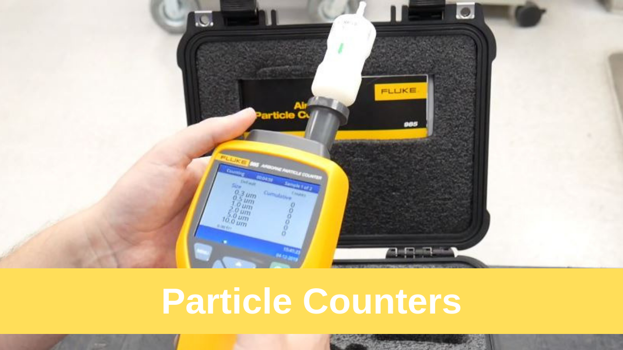 Air Particle Counting Using Fluke 985 Particle Counter