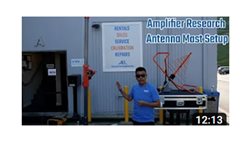 SDTES 2023: Amplifier Research Antenna Mast Setup