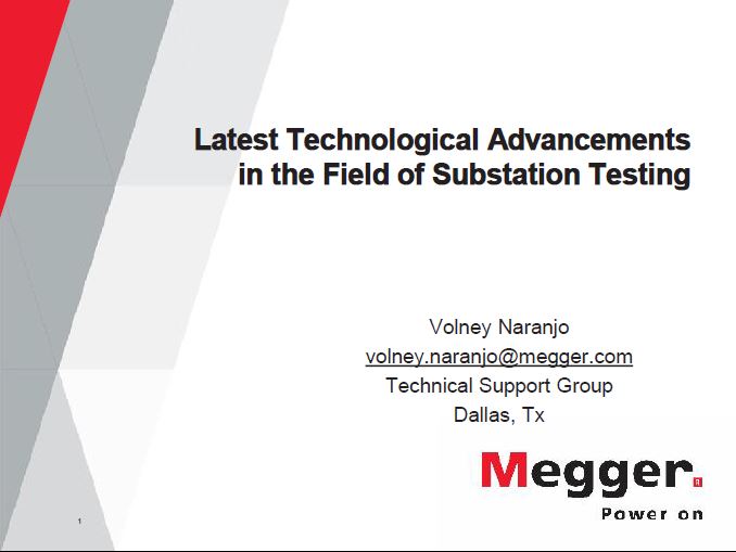 Substation Testing: Latest Technological Advancements