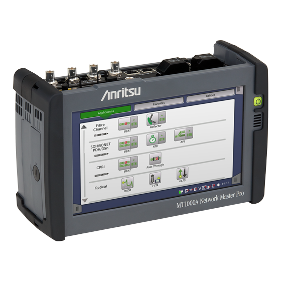 Anritsu MT1000A Network Master Pro | Ethernet / CPRI / OTDR