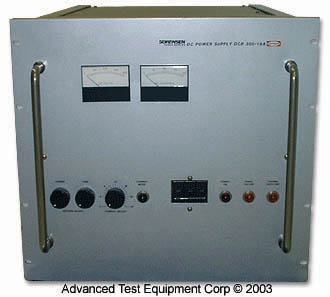 amplifier power dc DC  DCR300 18A Supply ATEC Sorensen Power  Rentals