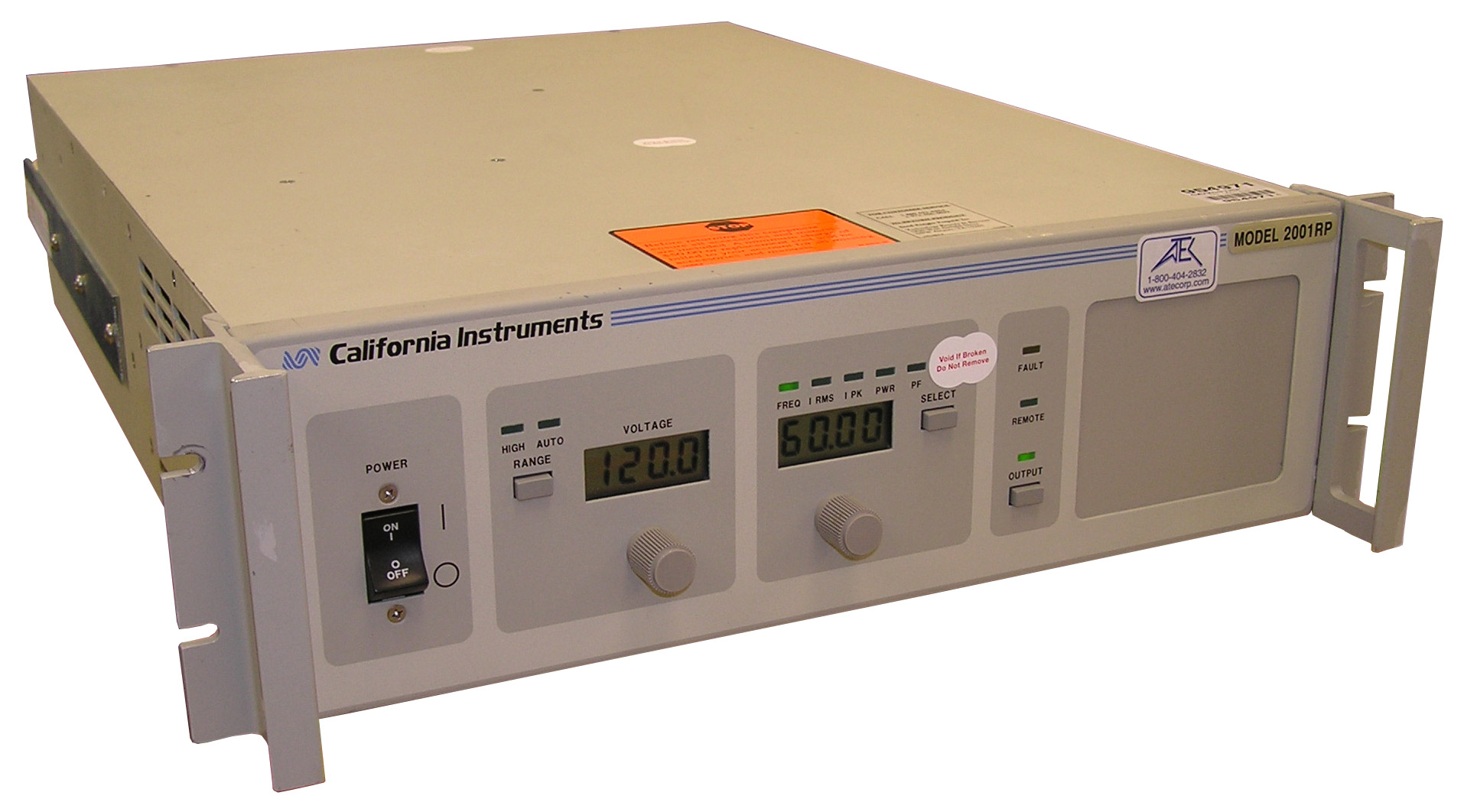 Image of CA Instruments 2001RP Programmable AC Power Source