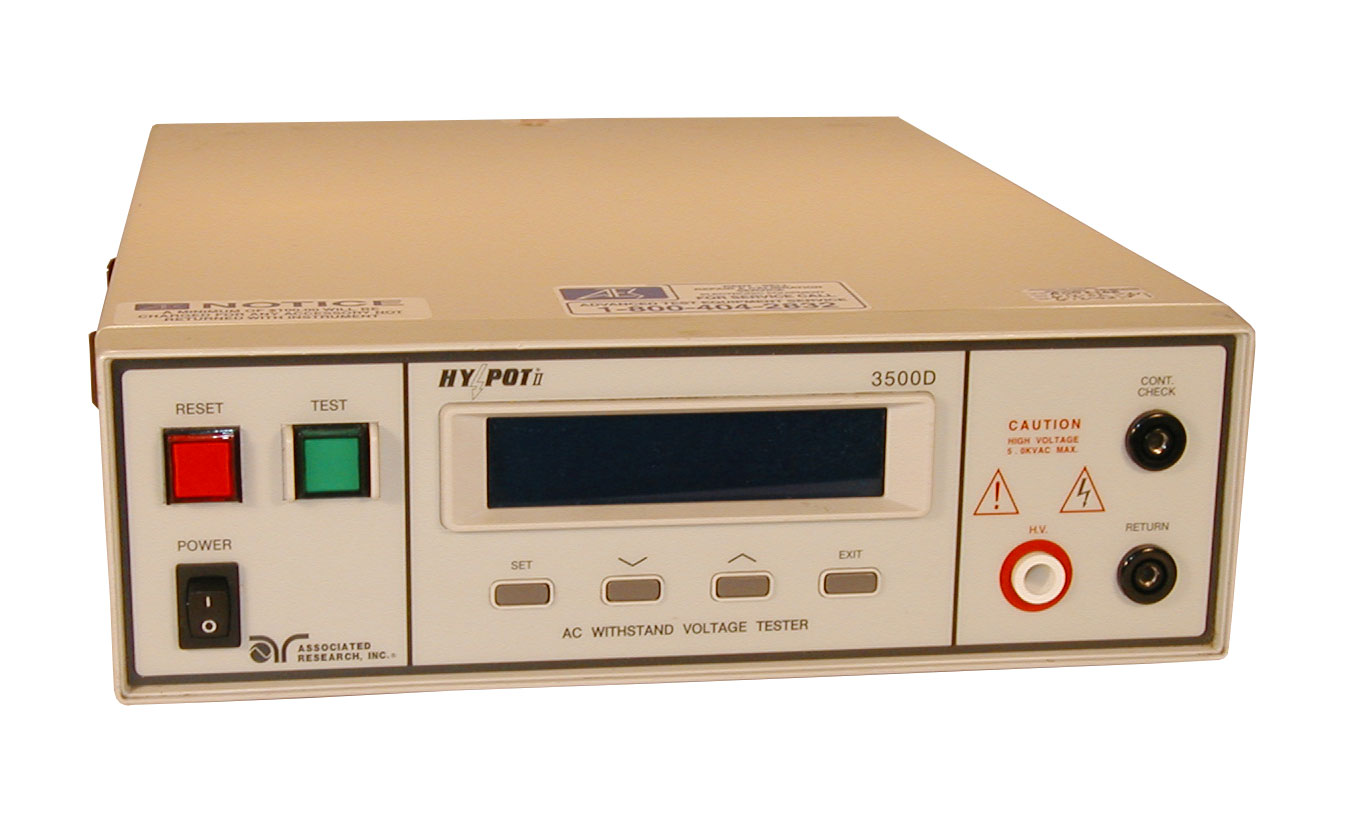 Image of Associated Research 3500D AC Hipot w/Continuity Test Set