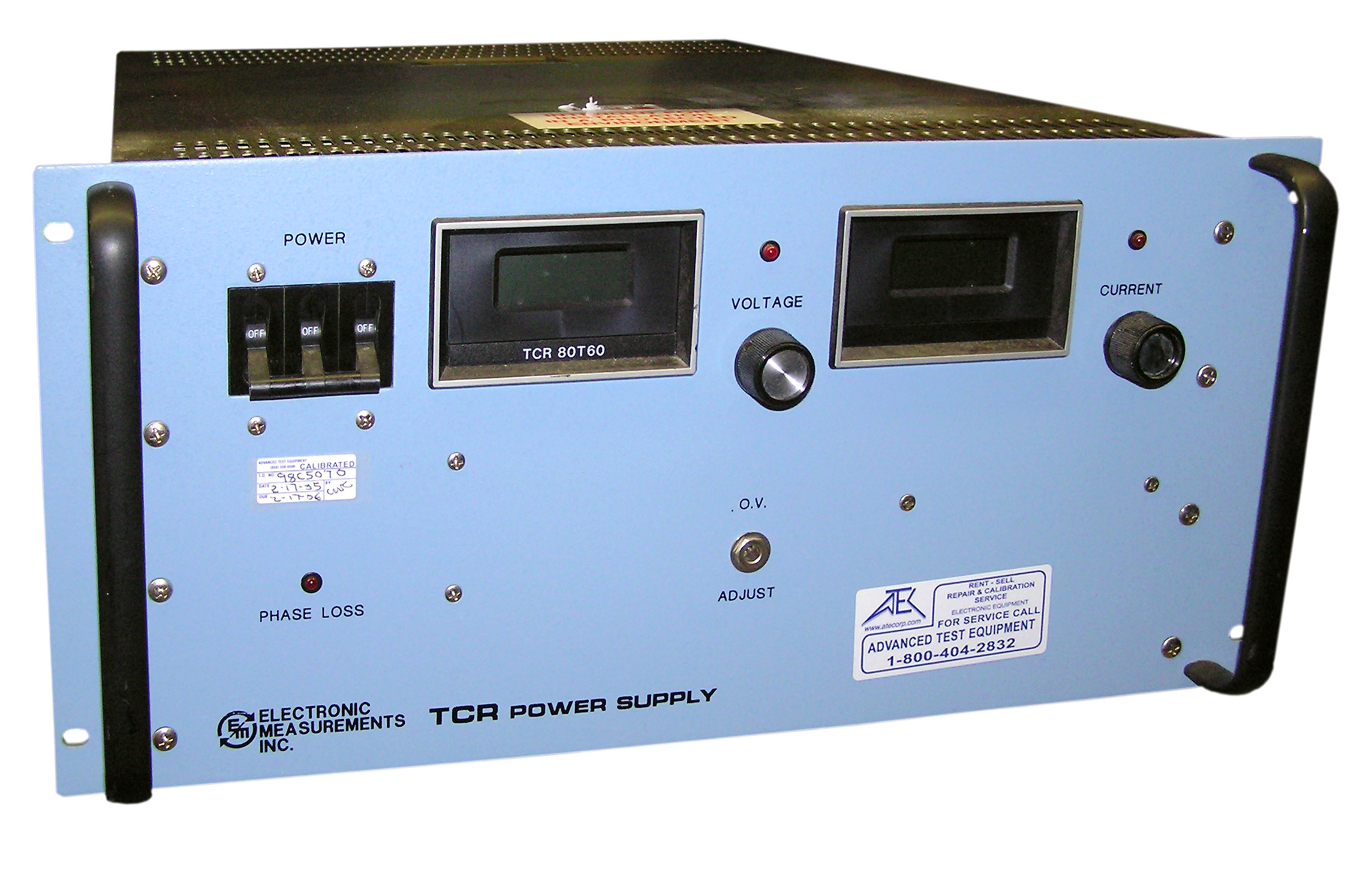 Image of EMI / TDK-Lambda TCR 80T60-1-D-0 Three Phase DC Power Supply