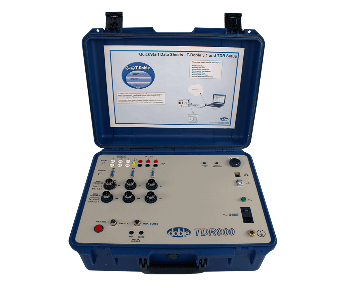 Image of Doble TDR900 Circuit Breaker Test System Image of Doble TDR900 Circuit Breaker Test System