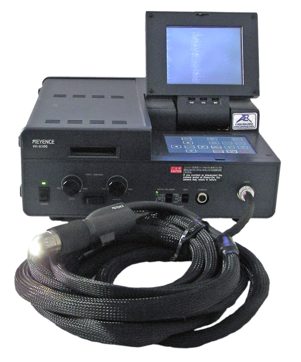 Image of Keyence VH-6100 Digital Microscope with a Built-In Monitor