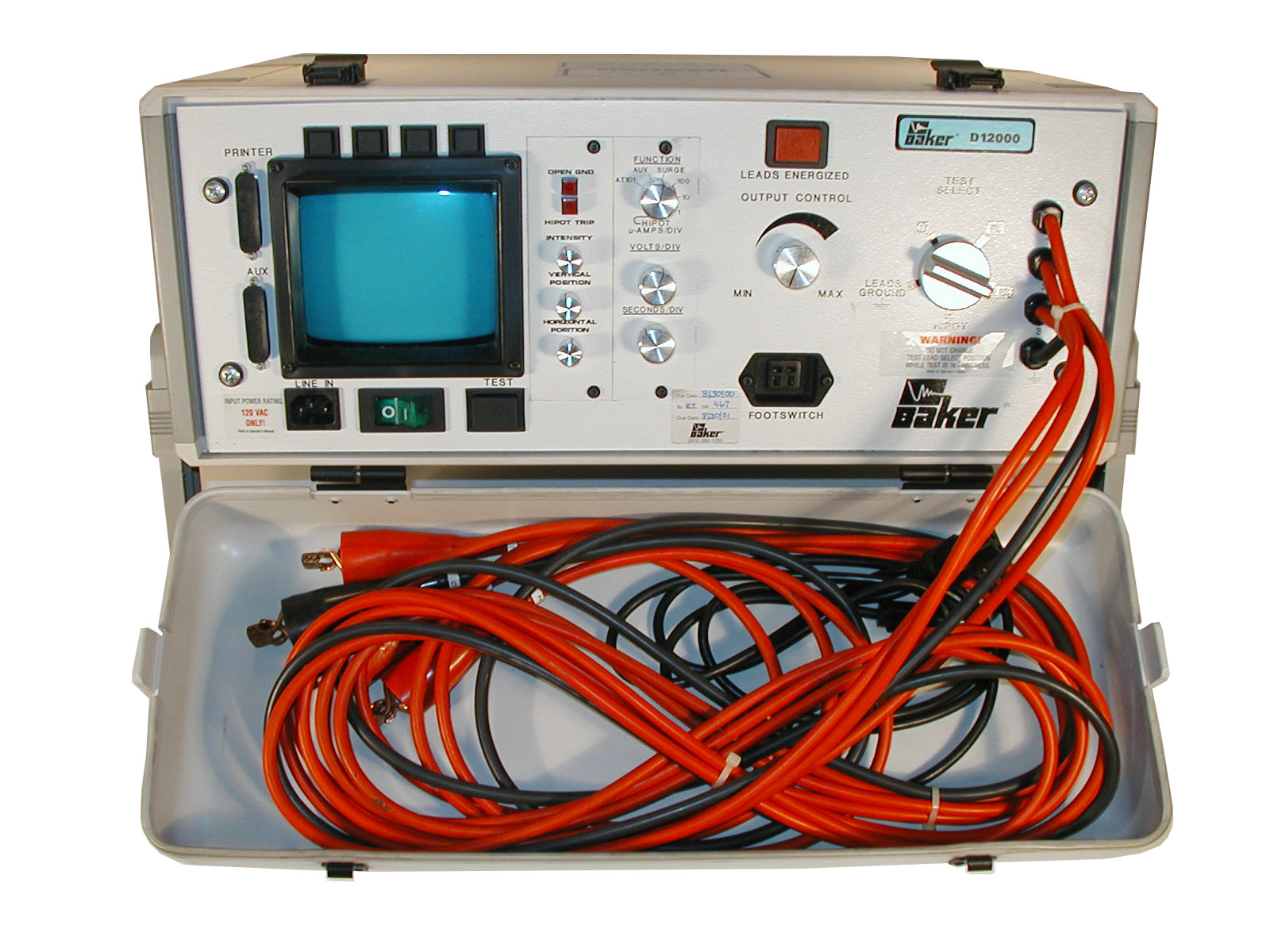Image of Baker D12000 Surge/High Potential Tester