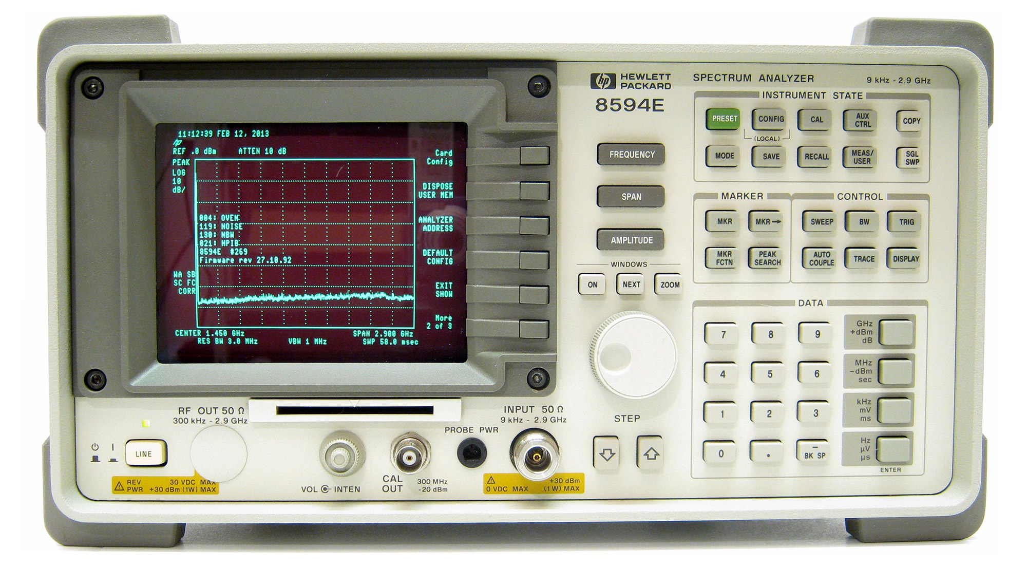 Image of Keysight 8594E Spectrum Analyzer, 9 kHz - 2.9 GHz