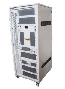 Front view of Prana DP 5000 amplifier