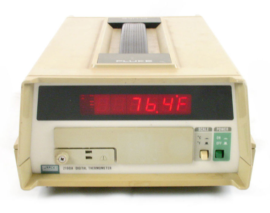 Image of Fluke 2190A Digital Thermometer 6 Digit Thermocouple Input