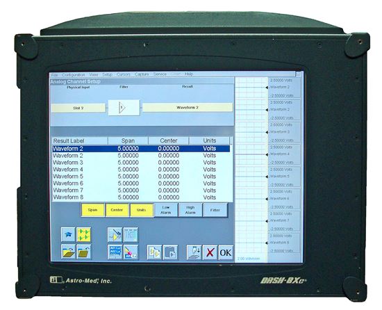 Image of Astro-Med Dash 8XE Data Acquisition Chart Recorder, 8 Channels