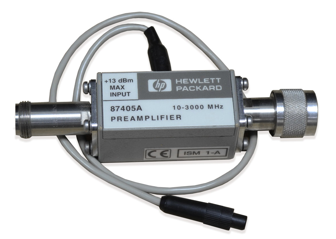 Image of Keysight 87405A Preamplifier 10 MHz to 3 GHz Image of Keysight 87405A Preamplifier 10 MHz to 3 GHz