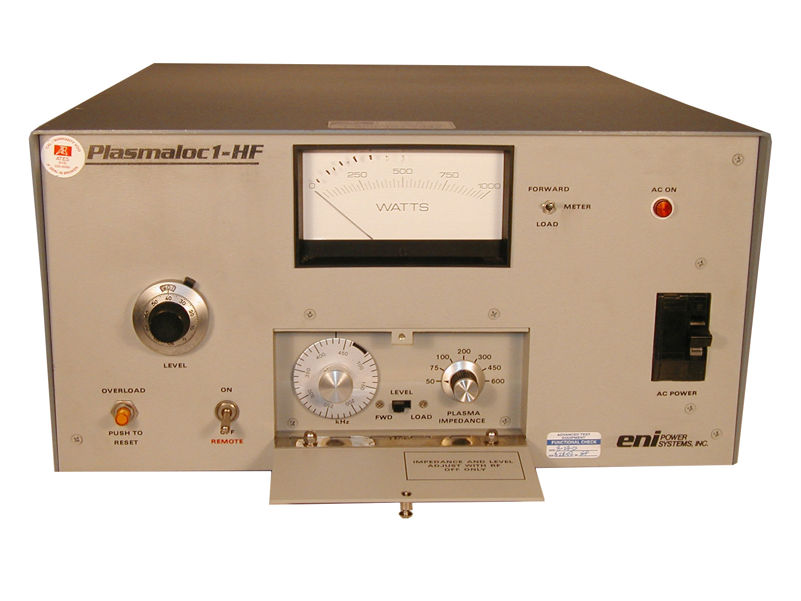 Image of ENI/E&I PL-1HF Plasmaloc RF Generator