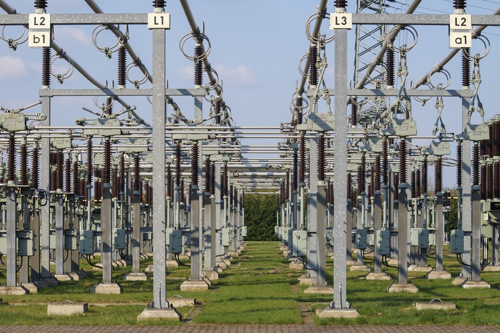 A picture of a substation