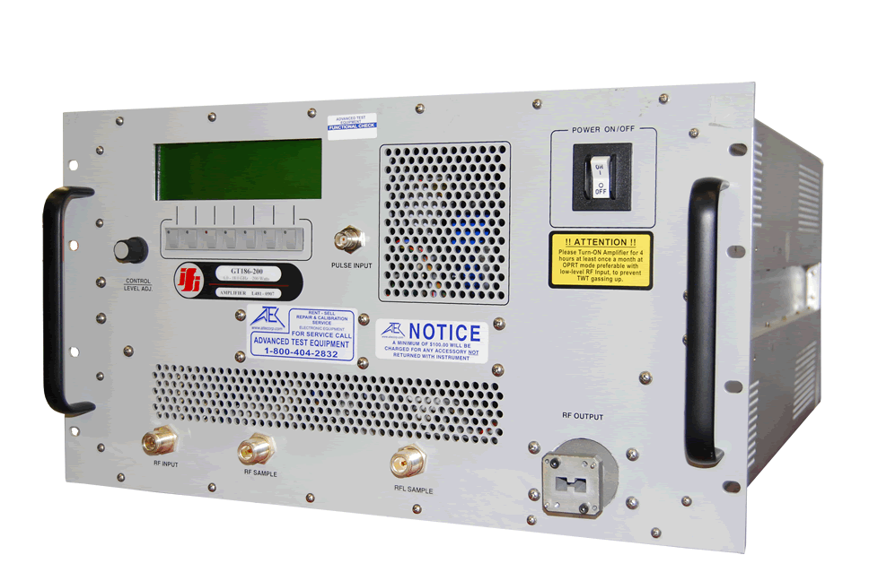 Image of IFI GT186-300 Gridded TWT Amplifier 6 GHz - 18 GHz, 300W