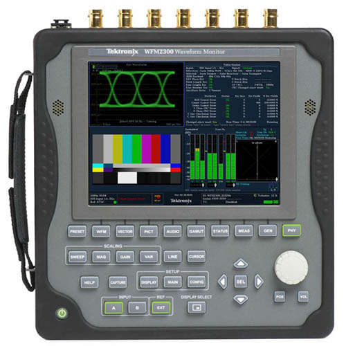 Image of Tektronix WFM2300A Portable Waveform Monitor Image of Tektronix WFM2300A Portable Waveform Monitor