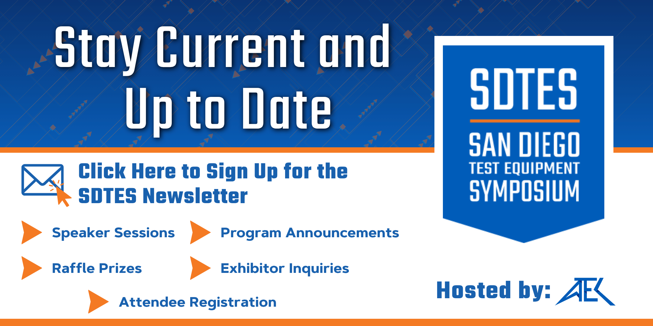San Diego Test Equipment Symposium Newsletter Sign Up Form