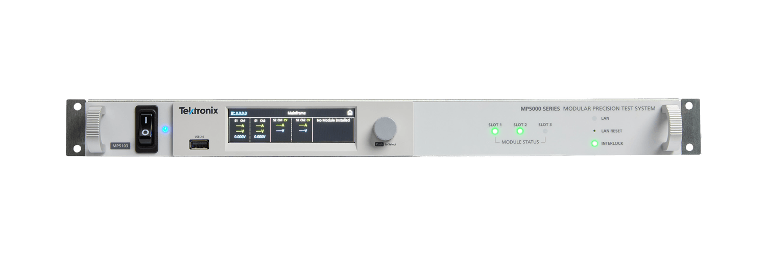 Image of Tektronix MP5103 DC Power Supply Mainframe