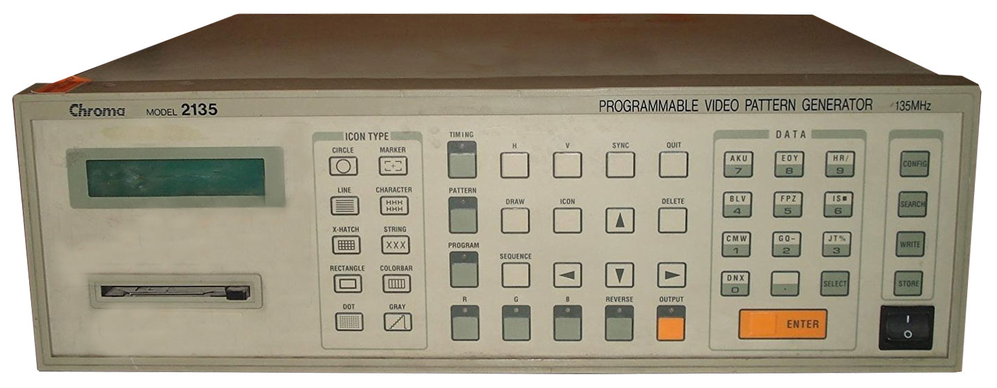 Image of Chroma 2135 Video Pattern Generator