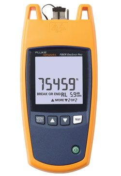 Image of Fluke Fiber OneShot PRO Service Provider Fiber Troubleshooter