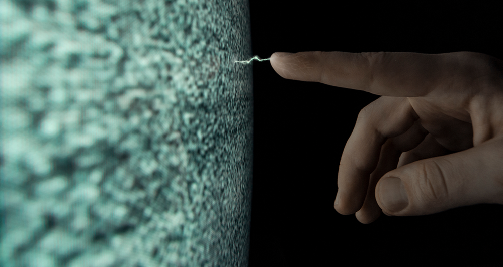 Person Getting an Electric Shock