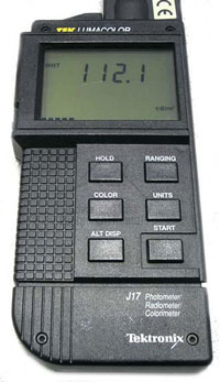 Image of Tektronix J17 LumaColor Photometer System
