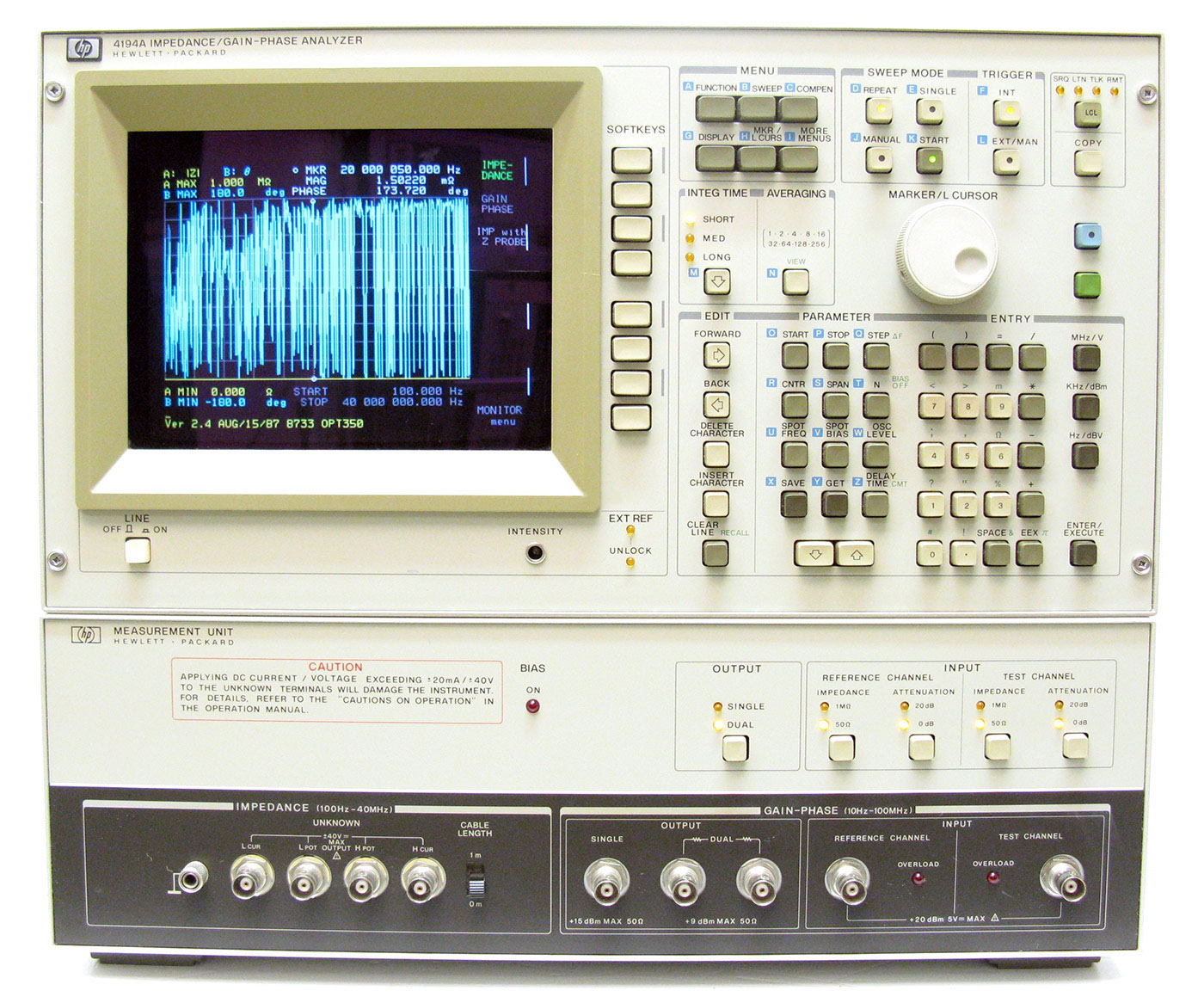 Image of Keysight 4194A Impedance/Gain-Phase Analyzer Image of Keysight 4194A Impedance/Gain-Phase Analyzer