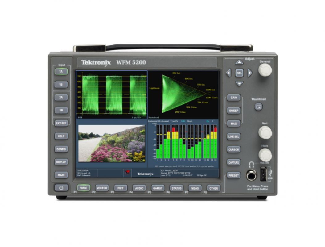 Image of Tektronix WFM5200 Waveform Monitor Image of Tektronix WFM5200 Waveform Monitor