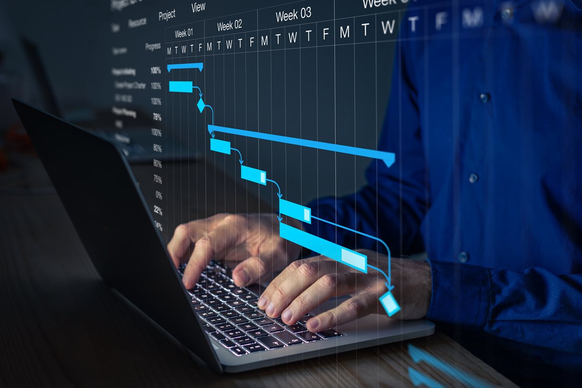 Project Schedule Stock Image