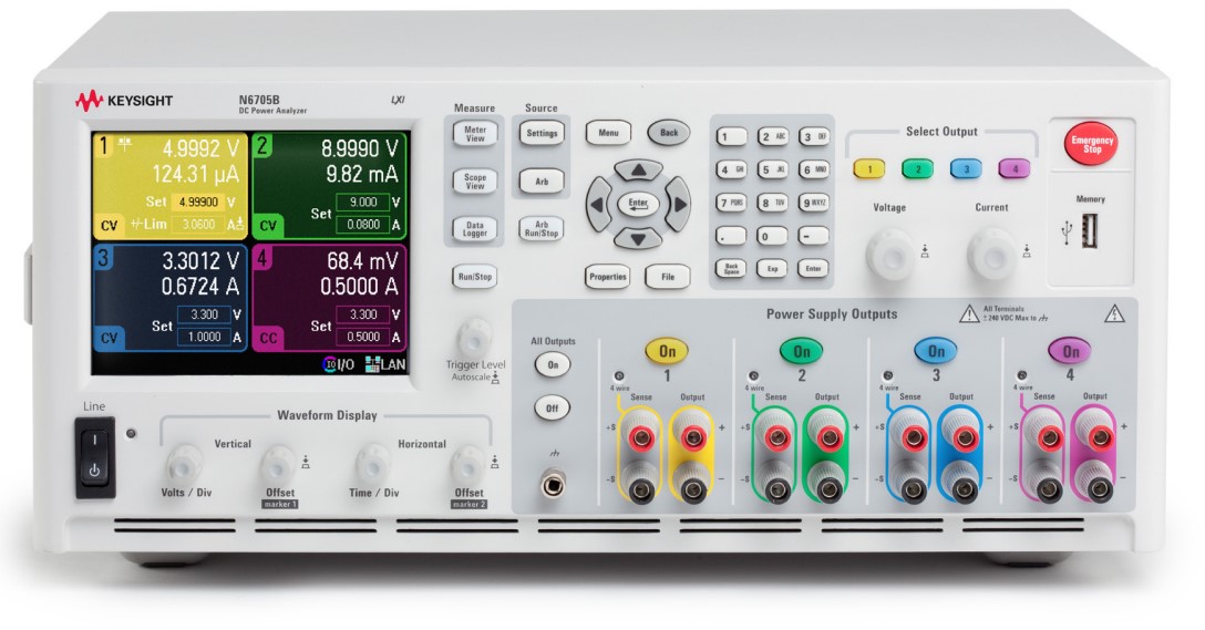 Image of Keysight N6705B 600 W DC Power Analyzer Image of Keysight N6705B 600 W DC Power Analyzer