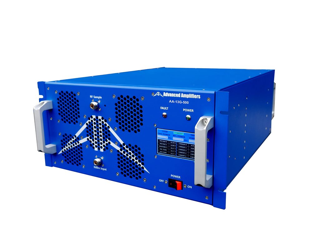 Advanced Amplifiers AA-13G-500 Solid State Amplifier | 1.0 - 3.0 GHz, 500 W