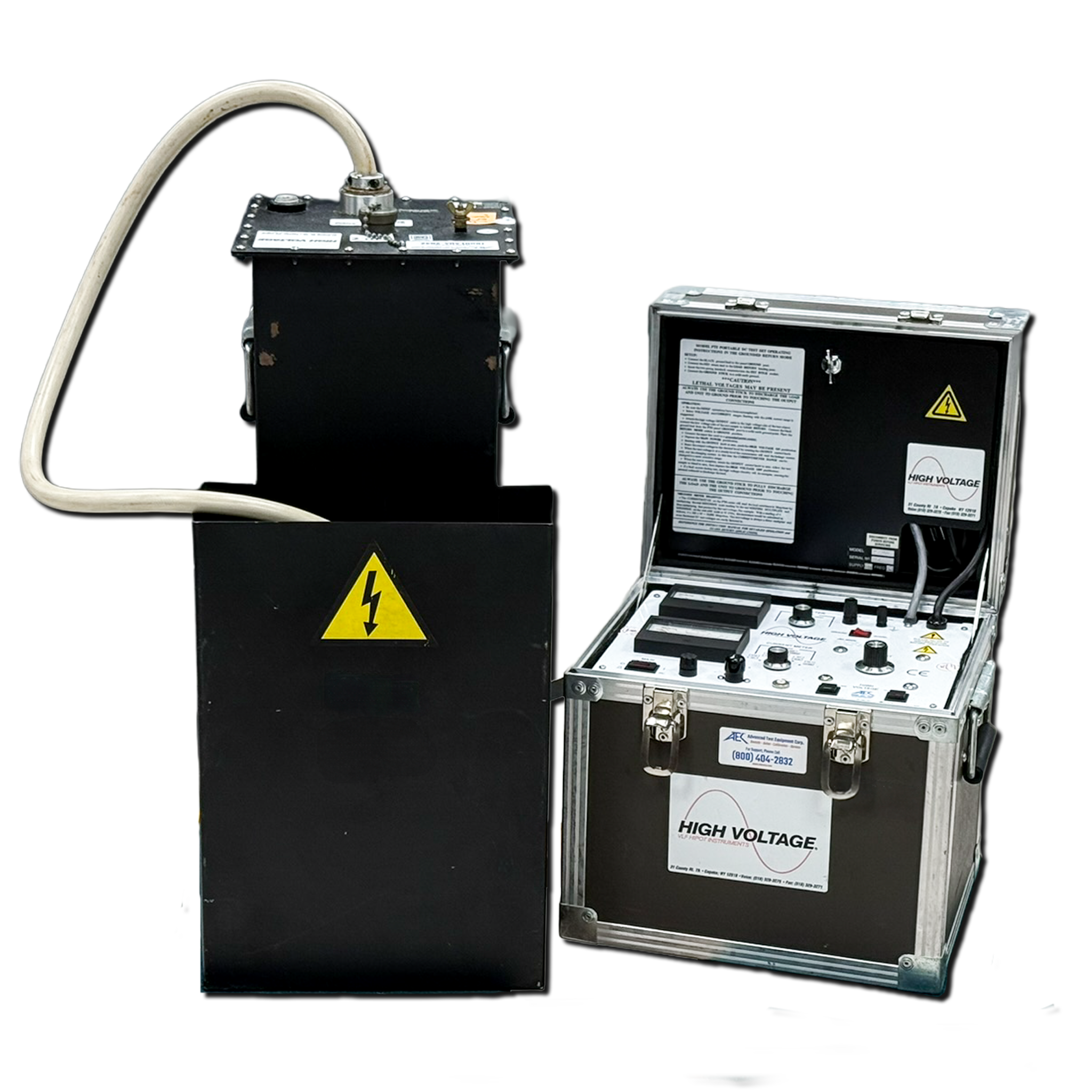 High Voltage PTS-200 Portable DC Test Set - Full View High Voltage PTS-200 Portable DC Test Set - Full View