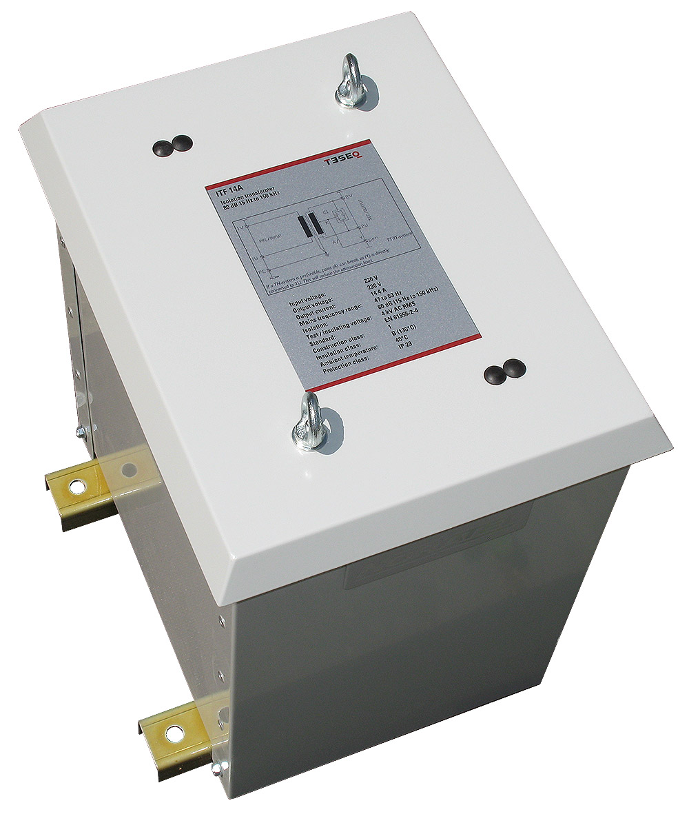 Image of Teseq ITF 14A Isolation Transformer 60 dB Image of Teseq ITF 14A Isolation Transformer 60 dB