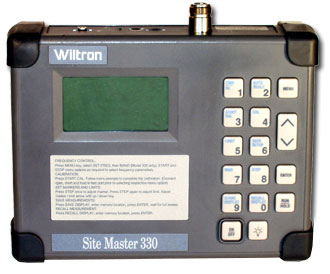 Image of Wiltron Anritsu 330 Site Master Portable Transmission Line Tester