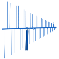 Image of a Log Periodic Antenna