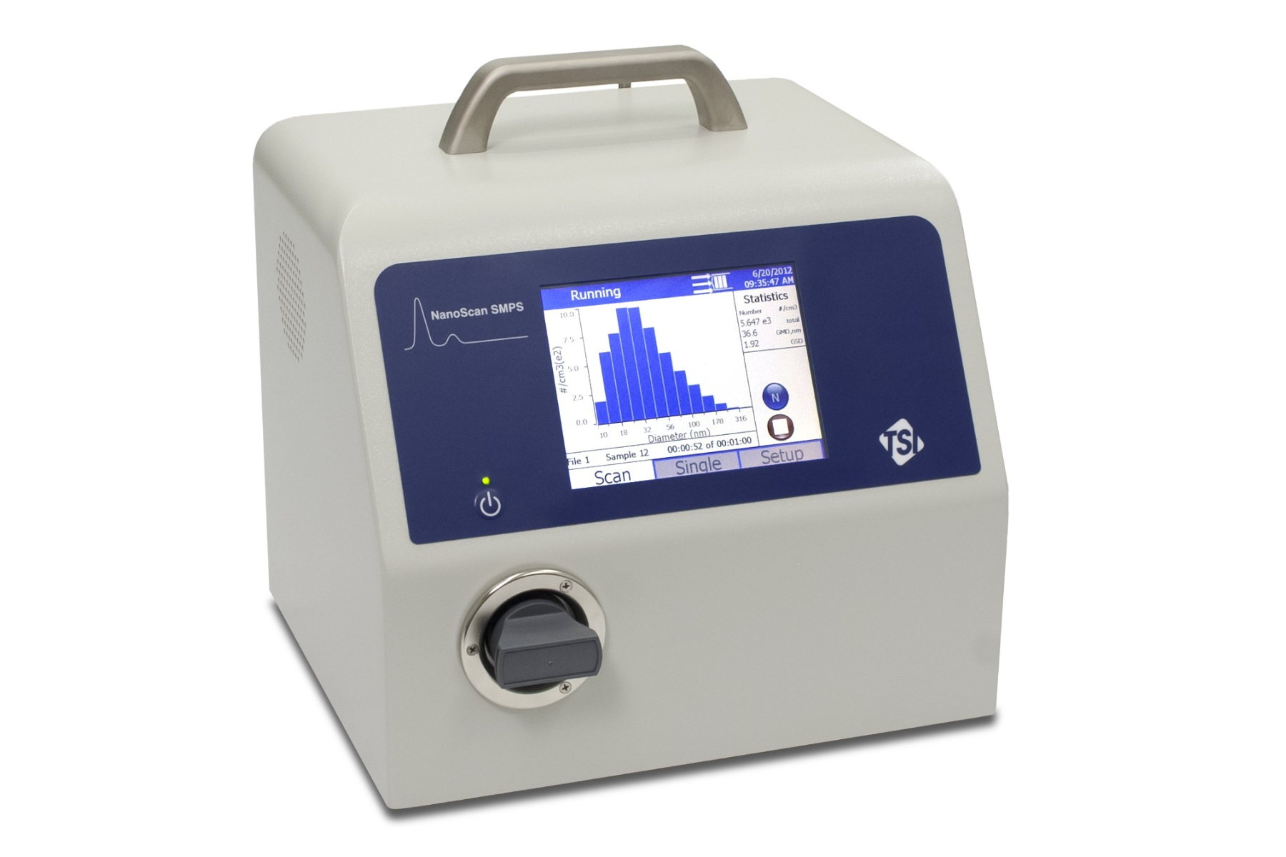 Image of TSI NanoScan 3910 Portable Nano-Particle Sizer