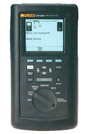 Image of Fluke DSP 2000 Cat-5 Cable Analyzer Image of Fluke DSP 2000 Cat-5 Cable Analyzer