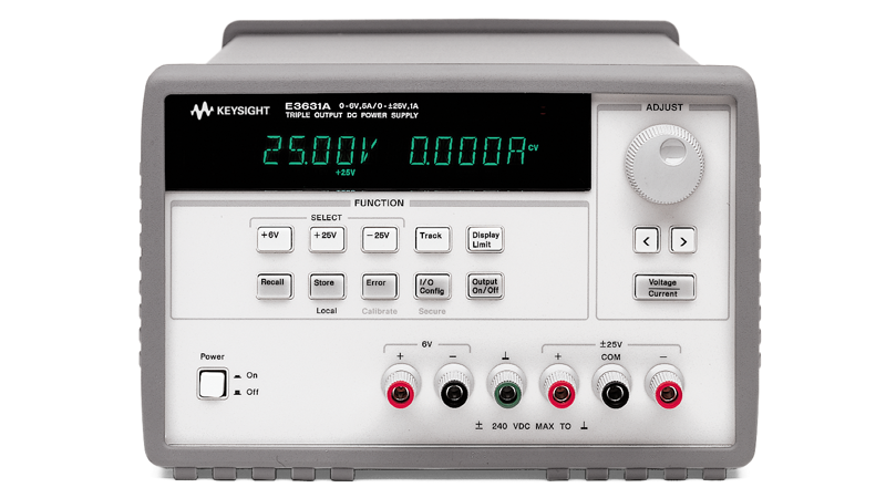 Image of Keysight E3631A Triple Output DC Power Supply