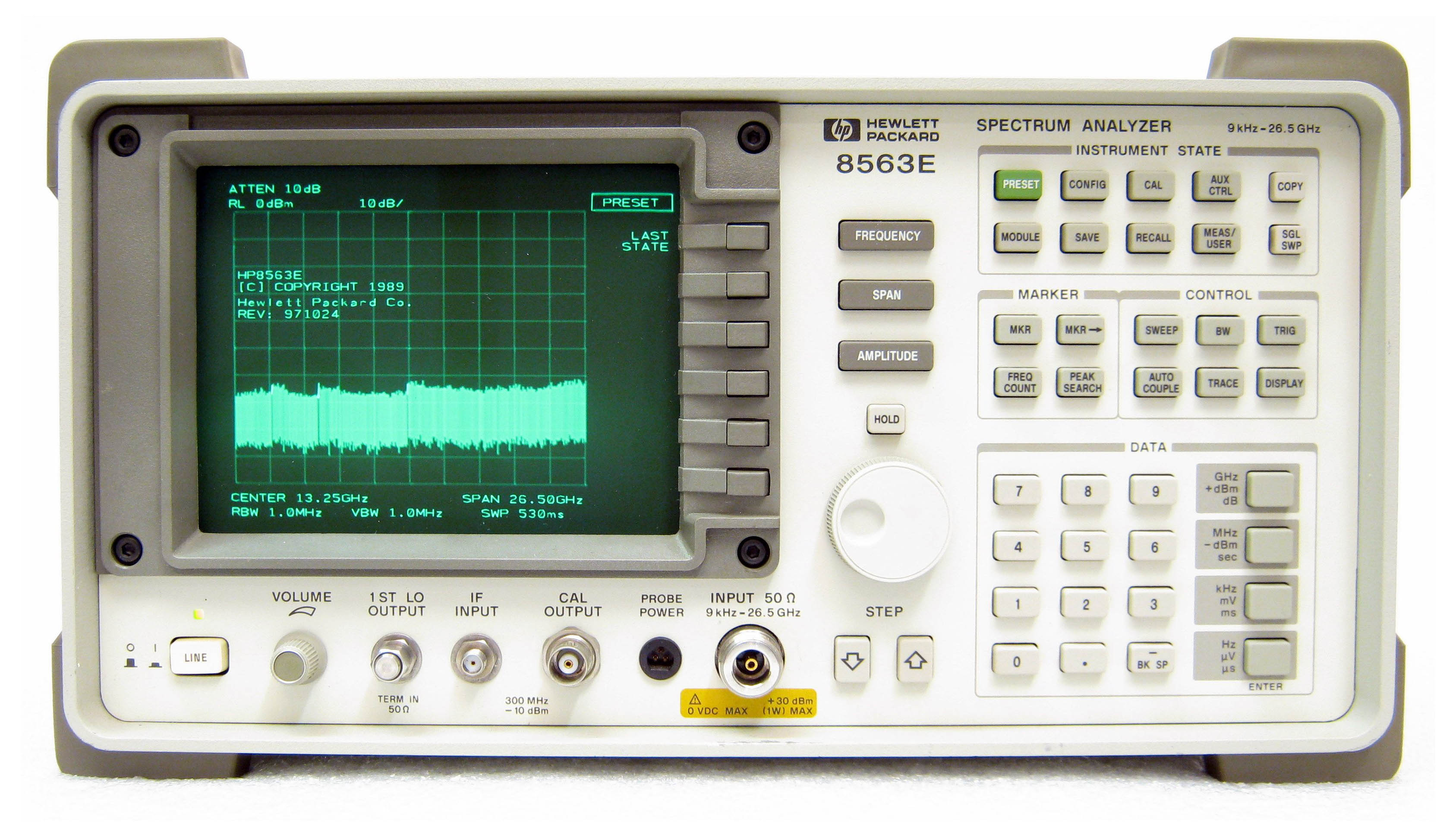 Image of Keysight 8563E 30 Hz/9 kHz - 26.5 GHz Spectrum Analyzer