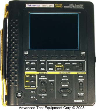 Image of Tektronix THS720 Handheld Digital Oscilloscope 100 MHz, 500 MS/s