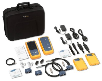 Fluke DSX-5000 testing twisted pair cabling up to 1 GHz