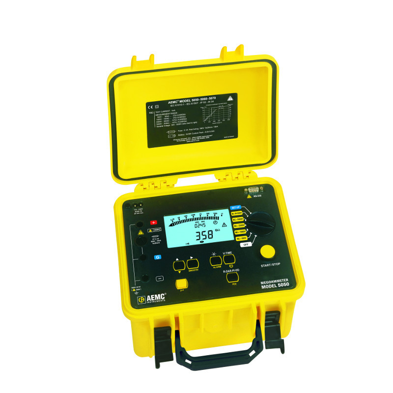 Image of AEMC 5050 5000V Digital / Analog Megohmmeter