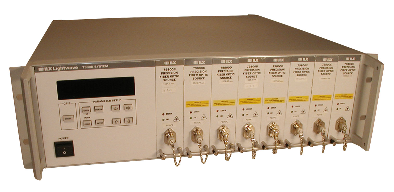 Image of ILX Lightwave FOM-7900B Multi-Channel Fiber Optic Mainframe