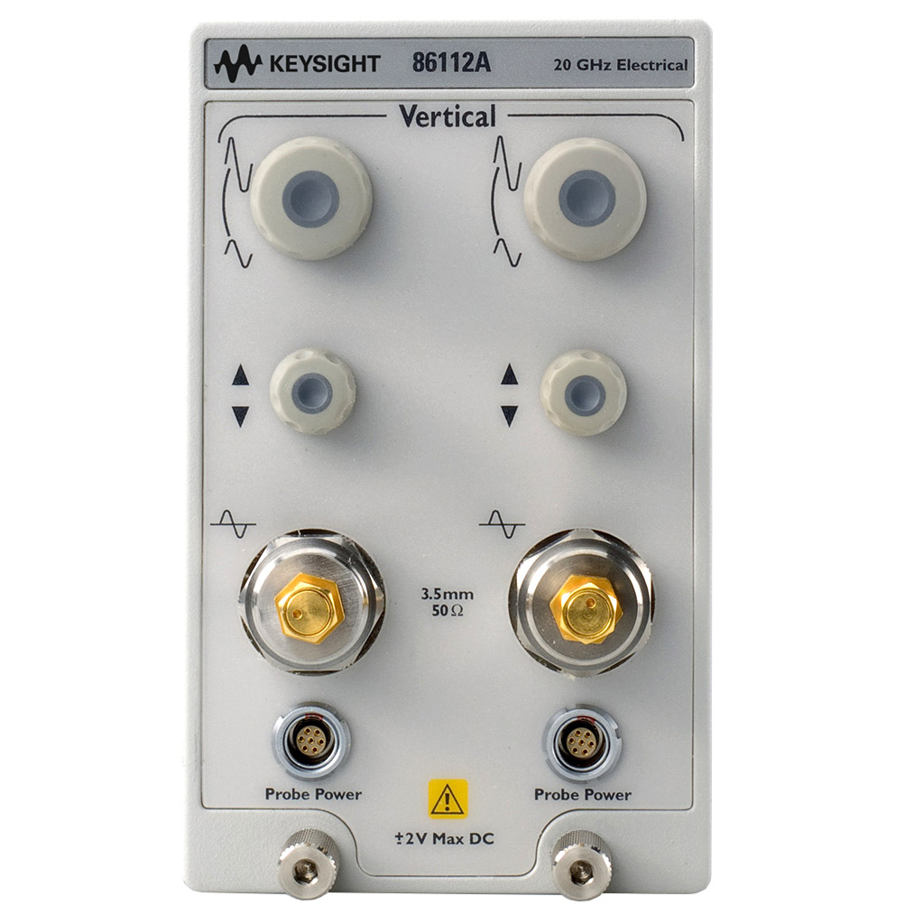 Image of Keysight 86112A Dual Channel Electrical Module, 20 GHz Infiniium DCA Oscilloscope Image of Keysight 86112A Dual Channel Electrical Module, 20 GHz Infiniium DCA Oscilloscope