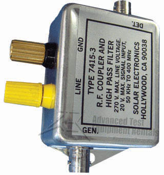 Image of Solar 7415-3 RF Coupler/High Pass Filter