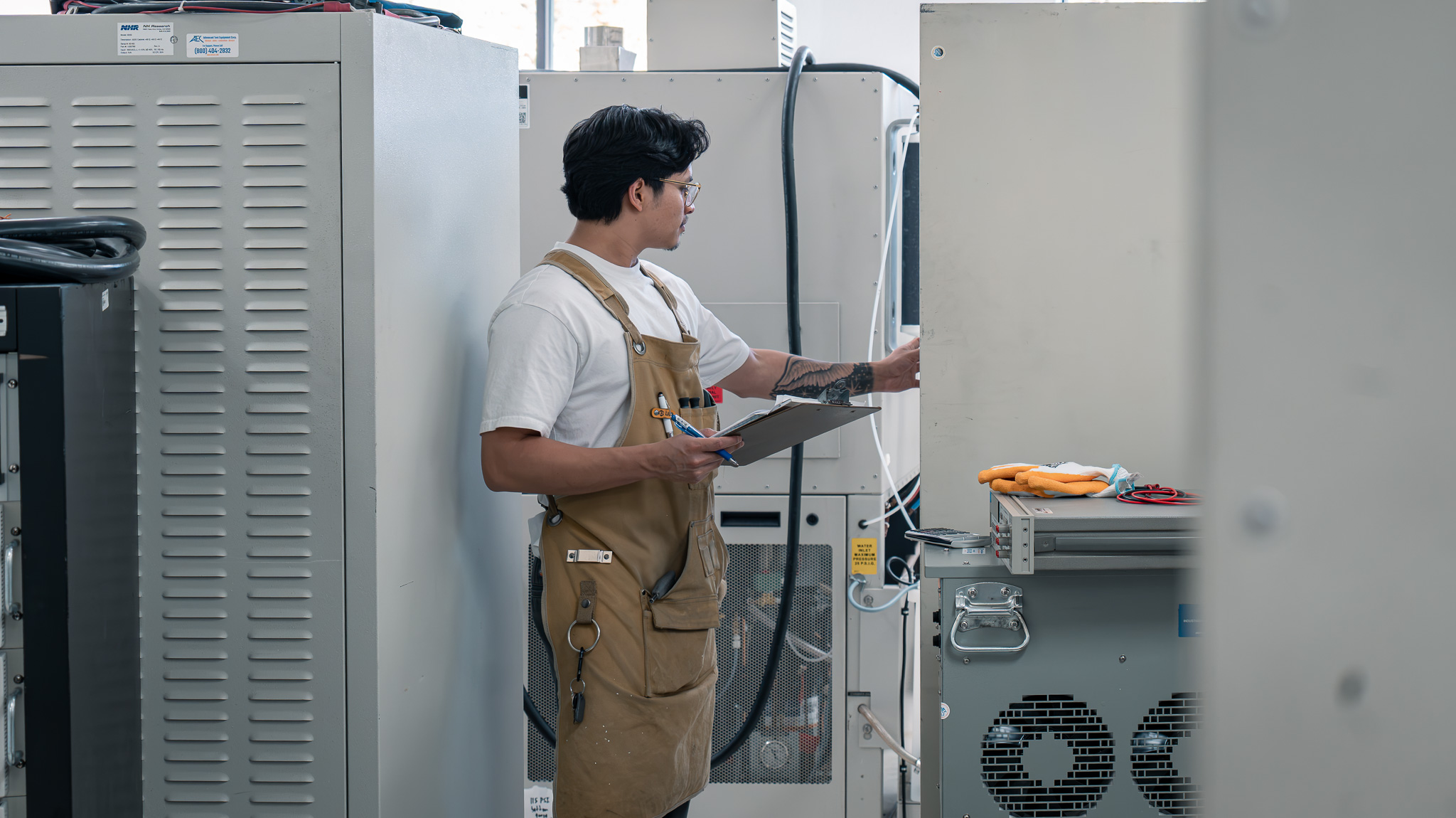 ATEC laboratory technicians