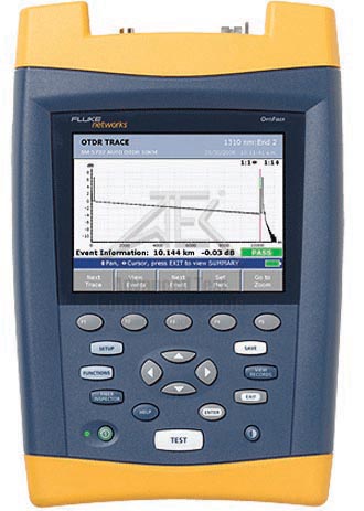 Image of Fluke OptiFiber OF-500 OTDR Fiber Optics Tester Image of Fluke OptiFiber OF-500 OTDR Fiber Optics Tester