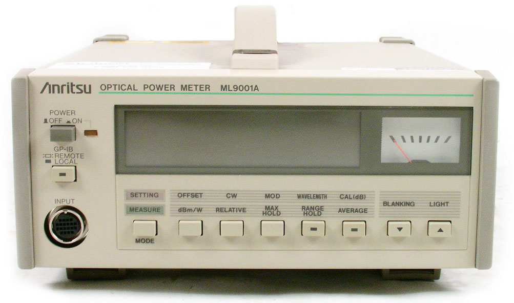 Image of Anritsu ML9001A Optical Power Meter Image of Anritsu ML9001A Optical Power Meter