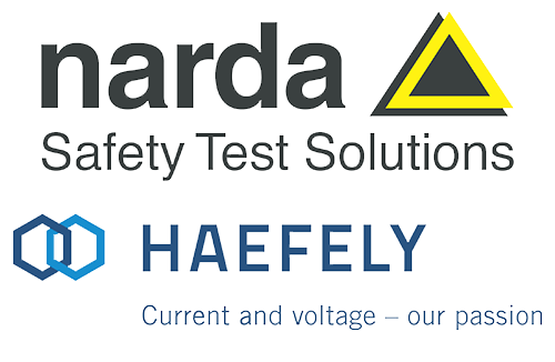 Haefely and Narda STS logos