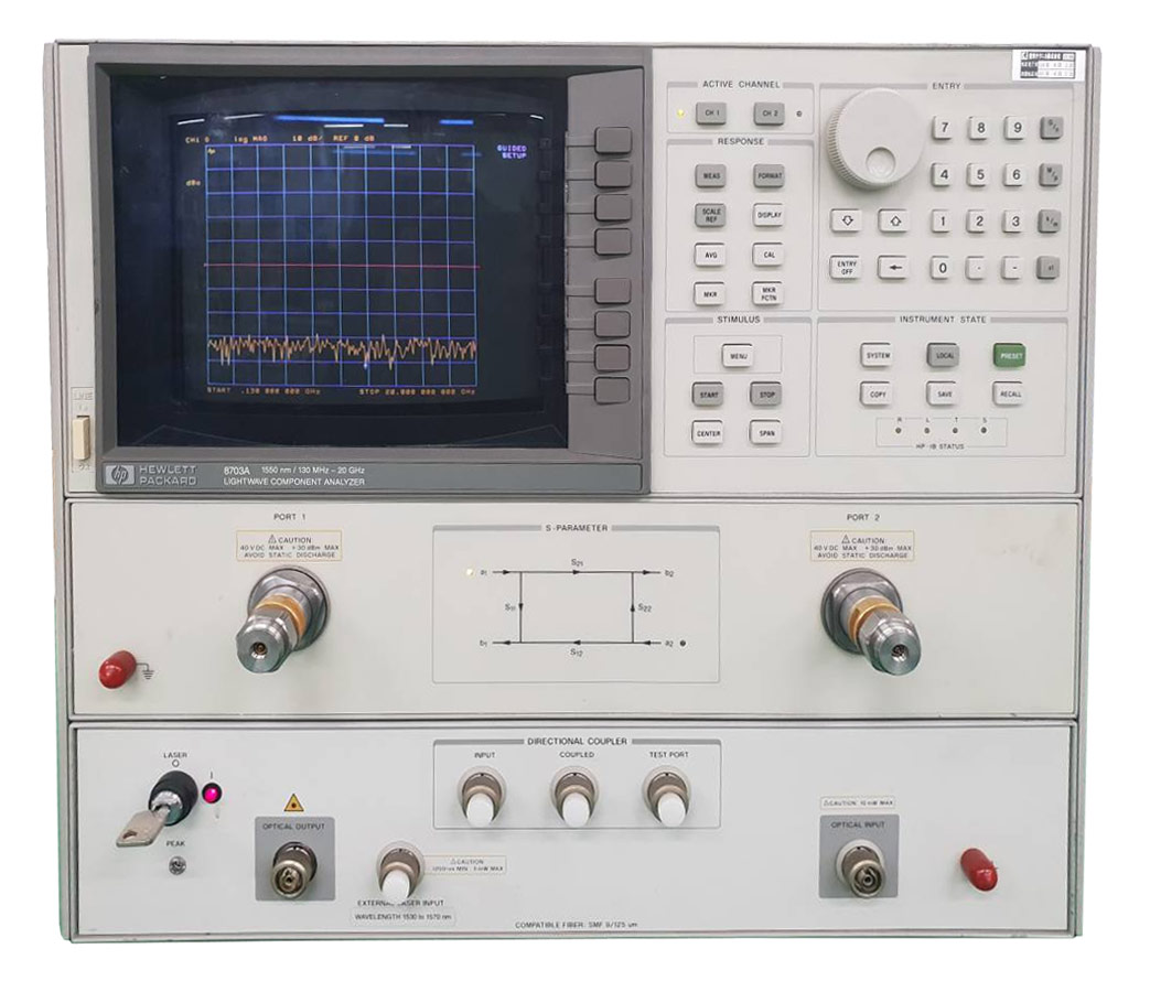 Image of Keysight 8703A Lightwave Component Analyzer Image of Keysight 8703A Lightwave Component Analyzer